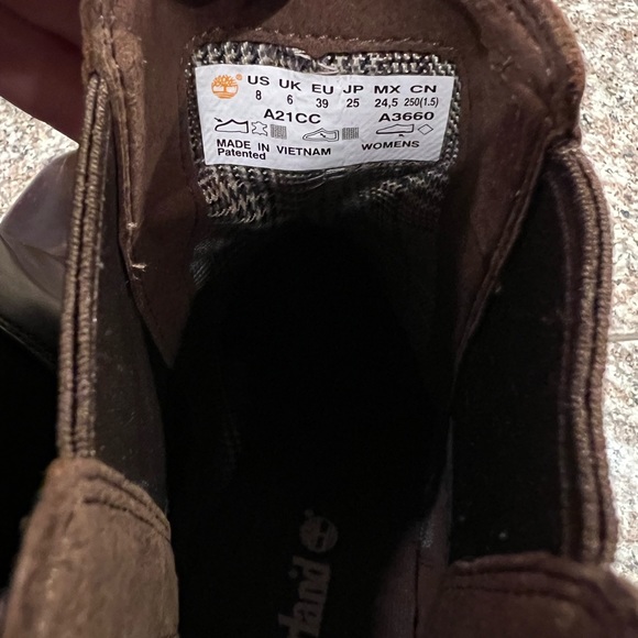 Womens Timberland boot, brown, size 8 - Picture 5 of 8